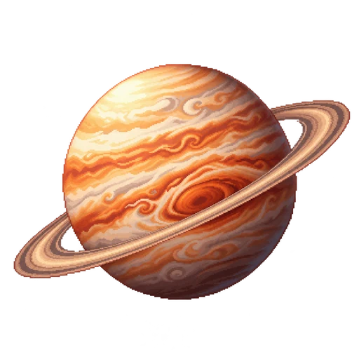 Amber gas giant