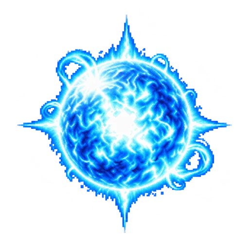 Blue-white sun